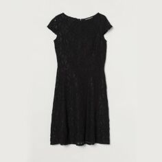 Акція на Сукня вечірня коротка літня жіноча H&M XAZ404682DWZO XS Чорна від Rozetka