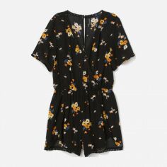Акція на Комбінезон жіночий H&M XAZ176639USHU 38 Чорний з різнокольоровим від Rozetka