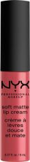 Акция на Рідка помада для губ NYX Professional Makeup Soft Matte Lip Cream 08 San Paulo от Rozetka