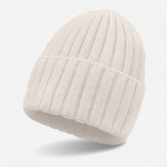 Акция на Дитяча зимова шапка-біні для дівчинки Anmerino Наомі 9031 56-58 Молочна от Rozetka