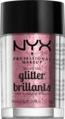 Акція на Гліттер NYX Professional Makeup Face & Body Glitter 02 Rose 2.5 г від Rozetka