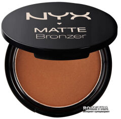 Акція на Бронзатор для обличчя і тіла NYX Professional Makeup Matte Bronzer матуючий MBB03 - Medium 9.5 г від Rozetka
