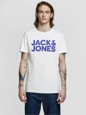 Акція на Футболка Jack & Jones 12151955-white S Біла від Rozetka