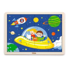 Акція на Деревянный пазл Viga Toys В космосе, 16 эл. 51457 від Podushka