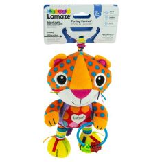 Акція на Мягкая игрушка-подвеска Lamaze Леопардик мурлыкает L27563 від Podushka