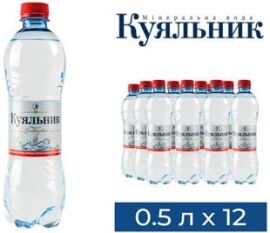 Акция на Упаковка мінеральної газованої води Куяльник 1С 0.5 л х 12 пляшок от Rozetka
