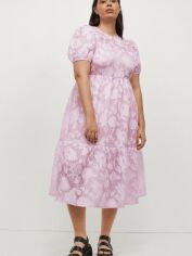 Акція на Сукня міді літня жіноча H&M XAZ325405LDEF 2XL Бузкова від Rozetka