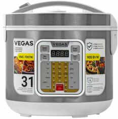 Акция на Мультиварка VEGAS VMC-7007W от Rozetka