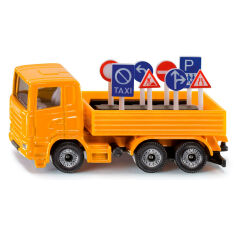 Акція на Автомодель Siku Вантажівка з дорожніми знаками (1322) від Будинок іграшок