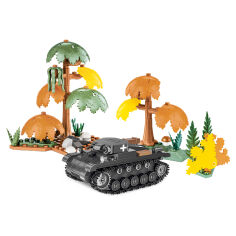 Акція на Конструктор COBI Друга Світова Війна Танк Panzer II 250 деталей (COBI-2718) від Будинок іграшок