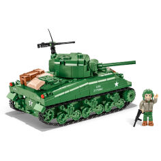 Акция на Конструктор COBI Company of Heroes 3 Танк M4 Шерман 615 деталей (COBI-3044) от Будинок іграшок