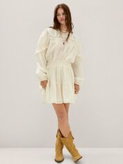Акція на Сукня коротка жіноча Mango Gilet 47036707-05 M Екрю від Rozetka