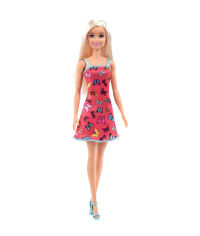 Акція на Лялька Barbie Супер стиль Блондинка у рожевій сукні (T7439/HBV05) від Будинок іграшок