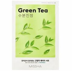 Акція на Маска для лица Missha Airy Fit Green Tea Зеленый чай 19г від MOYO