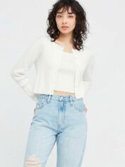 Акція на Кардиган в'язаний жіночий Uniqlo 896984520 2XL Білий від Rozetka