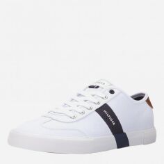 Акция на Чоловічі кеди низькі Tommy Hilfiger 159008052 43 (10М) 28.5 см Білі от Rozetka