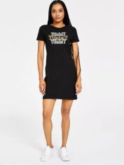 Акция на Сукня-футболка міні літня жіноча Tommy Hilfiger 125009707 S Чорна от Rozetka
