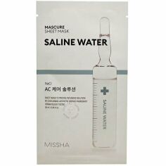 Акция на Маска для лица Missha Mascure AC Care Solution Sheet Mask Saline Water увлажняющая 27мл от MOYO