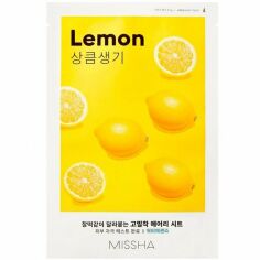 Акция на Маска для лица Missha Airy Fit Sheet Mask Lemon Лимон 19г от MOYO