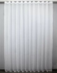 Акція на Тюль VR-Textil Льон колекція Івонна Колір білий зі сріблястим вкрапленням 3х2.7м (43-046T) від Rozetka