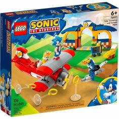 Акція на LEGO 76991 Sonic the Hedgehog Мастерская Тейлз и самолет Торнадо від MOYO