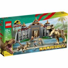 Акция на LEGO 76961 Jurassic Park Центр посетителей: Атака тиранозавра и раптора от MOYO