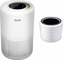 Акція на Очисник повітря LEVOIT Smart Air Purifier Core 200S White + Фільтр Levoit Air Cleaner Filter Core 200S-RF True HEPA 3-Stage (Original Filter)  (комплект) від Rozetka