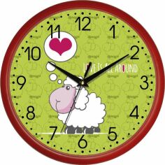 Акція на Настінний годинник UTA 01 R 61 закохана овечка від Rozetka