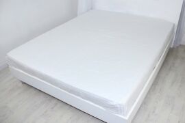 Акція на Простирадло на резинці MirSon односпальне 70х190+10 см 30-0001 White Satin Stripe від Rozetka