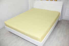 Акція на Простирадло на резинці MirSon односпальне 70х190+10 см 30-0003 Intense Yellow Satin Stripe від Rozetka