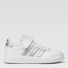 Акция на Кеди дитячі Adidas Grand Court 2.0 El K GW6516 28 Білі от Rozetka