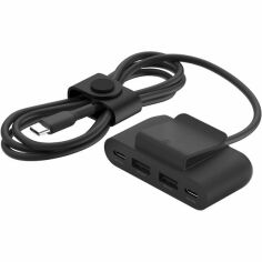 Акция на USB хаб Belkin 2хUSB-C/2хUSB-A, 2м, Black (BUZ001BT2MBKB7) от MOYO