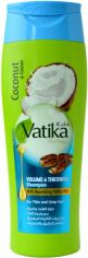 Акція на Шампунь Dabur Vatika Об'ємне та густе волосся з кокосом, касторовою олією та хною 400 мл від Rozetka