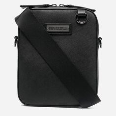 Акция на Сумка крос-боді шкіряна чоловіча Karl Lagerfeld K/RSG KLASSIC CROSSBODY 226M3067-999 Чорна от Rozetka