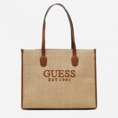 Акция на Сумка-шоппер жіноча GUESS SILVANA GIRLFRIEND TOTE HWWS8665240-NTC Жовта от Rozetka