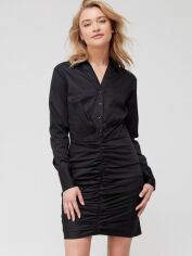 Акція на Плаття-сорочка коротке жіноче Guess 478905593 L Чорне від Rozetka
