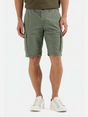 Акція на Шорти бавовняні чоловічі Camel Active Shorts Cargo 496015-1F12-37 38 Зелені від Rozetka