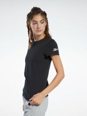 Акція на Футболка жіноча Reebok Wor Comm Tee FQ6641 XS Чорна від Rozetka