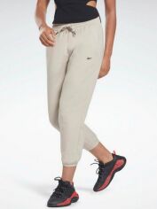 Акция на Спортивні штани жіночі Reebok Ts Dreamblend Cotto H46653 L Бежеві от Rozetka