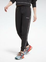 Акція на Спортивні штани жіночі Reebok Piping Pack Jogger GV3302 S Чорні від Rozetka