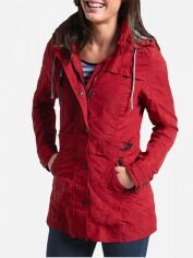 Акция на Куртка демісезонна з капюшоном жіноча Eddie Bauer Parka GR1731RD 46 Червона от Rozetka