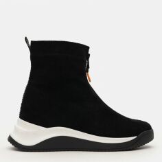 Акция на Жіночі зимові черевики високі EL PASSO Re2690-11 38 24 см Чорні от Rozetka