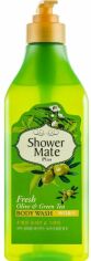 Акция на Гель для душу Kerasys Aekyung shower mate body wash з Оливою та Зеленим чаєм 550 мл от Rozetka