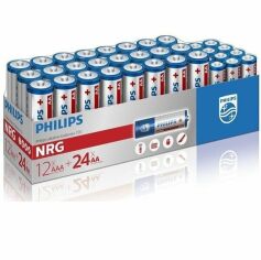 Акція на Батарейка Philips Power  Alkaline AA+ААА, 24+12 (LR036G36W/10) від MOYO