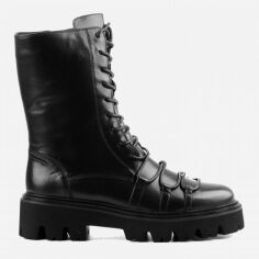Акція на Жіночі зимові черевики високі Le'BERDES 00000013873 36 23.5 см Чорні від Rozetka