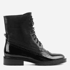 Акція на Жіночі черевики високі Le'BERDES 00000014215 35 23 см Чорні (00000014215-35) від Rozetka