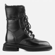 Акція на Жіночі зимові черевики високі Le'BERDES 00000015329 37 24 см Чорні від Rozetka