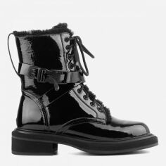 Акция на Жіночі зимові черевики високі Le'BERDES 00000015239 38 24.5 см Чорні от Rozetka