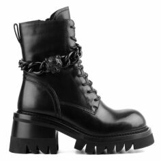 Акція на Жіночі зимові черевики високі Le'BERDES 00000015360 37 24 см Чорні від Rozetka