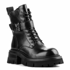 Акция на Жіночі зимові черевики високі Le'BERDES 00000015359 36 24 см Чорні от Rozetka